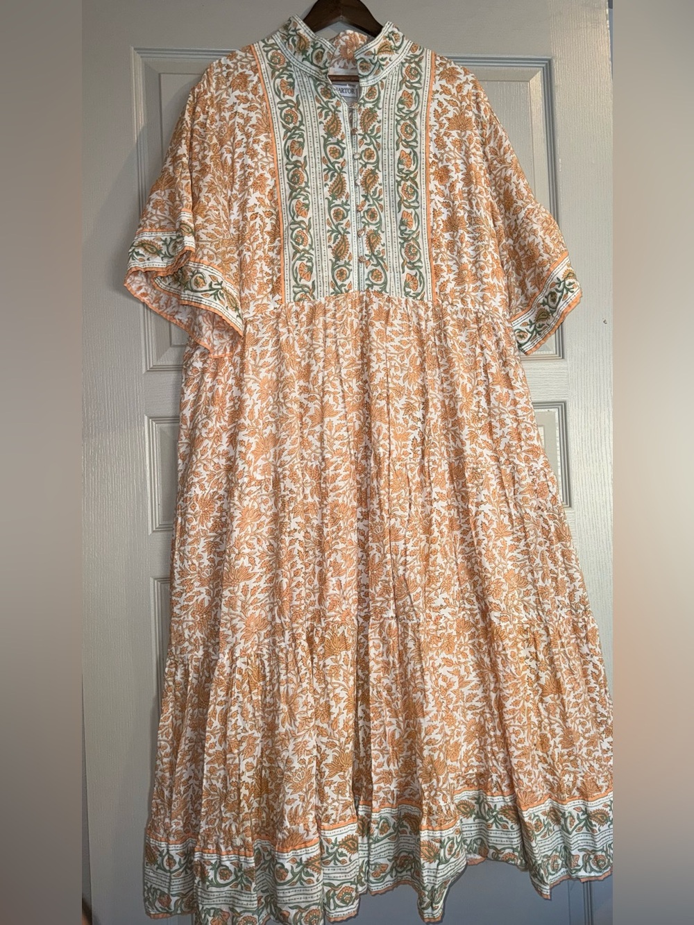 Sue Sartor Hamilton Kaftan dress 1X - Picture 6 of 11